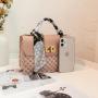 New Fashion Retro Women's Bag Mini Silk Scarf Handbag Single Shoulder Messenger Bag For Ladies Fashion Women's Shoulder Bag