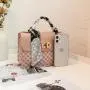 New Fashion Retro Women's Bag Mini Silk Scarf Handbag Single Shoulder Messenger Bag For Ladies Fashion Women's Shoulder Bag