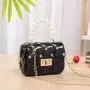 2022 New fashion women's shoulder bags single chain shoulder bag  pearls kid Candy PVC Jelly bags women handbags with diamonds