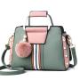 ZR282 2023 New Fashion European and American Matching Contrast PU Large Capacity Women's Bag Shoulder Bag