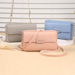 2024 New Hot Selling Mobile Phone Bag Small Mini Single Shoulder Crossbody Bag Zipper Wallet Fashion Mobile Phone Messenger Bag