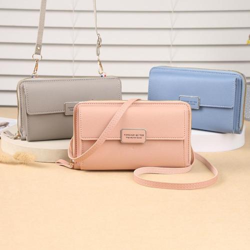 2024 New Hot Selling Mobile Phone Bag Small Mini Single Shoulder Crossbody Bag Zipper Wallet Fashion Mobile Phone Messenger Bag