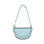 Hot Brand Fashion Handbags From china Half Moon Handbag With Acrylic Chain Saddle Bags
