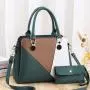 Fashion Off New Women's Bag 2023 Trend Advanced Texture Contrast Women's Handbag Large Capacity Child Mother Single Shoulder Bag