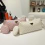 High quality printed armpit bag two sets of 2024 new korean women's shoulder bags mobile phone bag