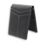 PU Carbon Fiber Wallet Wholesale Men's Bifold RFID Blocking PU Leather Wallet