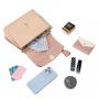 2024 Women's Fashionable Portable Handbag Simple One-shoulder Crossbody Bag Tote Bag Retro Solid Color Small Square Bag
