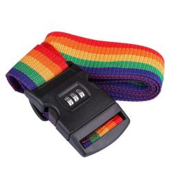DC012 Adjustable Luggage Straps Fashion Portable Suitcase Belts with Combination Lock Custom Travel Luggage Belt Strap