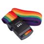 DC012 Adjustable Luggage Straps Fashion Portable Suitcase Belts with Combination Lock Custom Travel Luggage Belt Strap