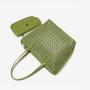 2024 Custom Handmade Woven Leather Women Bags Handbag For Ladies Luxury With Clutch