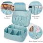 Gelory Travel Makeup Bag Large Cosmetic Bag Makeup Case Organizer for Women and Girls