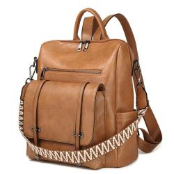 XL339 Fashion Students Casual Anti Water Women's Crossbody Bag Ladies Backpack New Senior PU leather dual-purpose Shoulder Bag