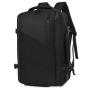 XL076 16IN Durable Computer Bag With USB  Waterproof Wearable Multicard Slot Backpack Expandable Large Capacity Shoulder Bag