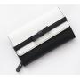 HR548 Women's Wallet With Long Zipper Magnetic Button PU Leather Girls' Heart Bow Handheld Money Clip Wallet Ladies Gift Purse