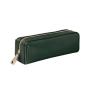Customs logo pencil case designer PU leather pencil case pouch with zipper