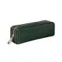 Customs logo pencil case designer PU leather pencil case pouch with zipper