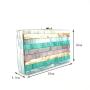 Wholesale fashion party transparent bag stripe acrylic color party bag transparent box clutch bag 2024