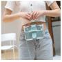 New Fashion Transparent Two Pieces Set Bag Custom Light Weight Girl Small Square Bag Wholesale Pvc Mobile Phone Bag
