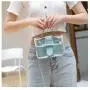 New Fashion Transparent Two Pieces Set Bag Custom Light Weight Girl Small Square Bag Wholesale Pvc Mobile Phone Bag