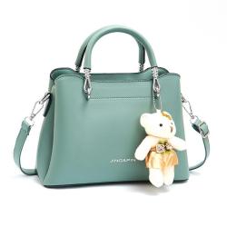 XL124 Imported Crossbody Bag For Women Shoulder Bag Luxury PU Leather Handbag With Bear Pendant Ladies Tote Bag