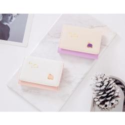 ZR095 INS Style Short Zero Wallet New Korean Version Cute Little Elephant Print Wallet Practical Cute Student Card Bag