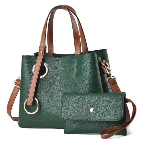 CCF533 Women's Handbags Set Lady Hand Tote Bag 2 Pieces Sac A Purse And Handbags For Women jacquard Luxury Shopping Handbags