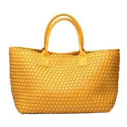 2024 OEM Factory With Logo Luxury Designer Handmade Handbags For Women Tote Bag Ladies Vegan Leather Woven Bags
