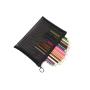 Gelory Mini Zipper Mesh Bag 5 Pieces Cosmetic Accessory Storage Bag Small Travel Kit Storage Bag