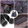 Lovevook 2022 New ladies Luminous luxury Geometric reflective Backpack travel school back pack designer women backpacks