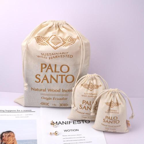 Eco-Friendly Recycled Cotton Drawstring Dust Bag For Gift Packing Custom Organic Colico Cotton Muslin Pouch