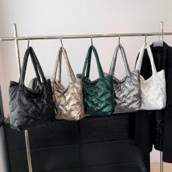 Autumn and Winter Feather 2024 Large Capacity Autumn New Fashion Shoulder Bag Design Casual Tote Bags Female Handbag