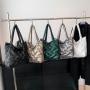 Autumn and Winter Feather 2024 Large Capacity Autumn New Fashion Shoulder Bag Design Casual Tote Bags Female Handbag
