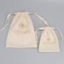 High Quality Cotton Dust Linen Candle Soap Pouch Natural Muslin Canvas Gift Shoe Underwear Packaging Drawstring Bag