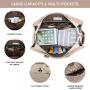 LOVEVOOK 3pcs/set Gym Tote Bag Large Carryon Duffle Bag with Shoe Compartment Overnight Bag Weekender Travel Duffle for Women