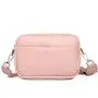 Trend Women's Bag 2024 New Cross-border Foreign Trade Solid Color PU Crossbody Bag Female Small Bag
