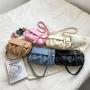 Ladies Casual Handbags Crossbody Bags Trendy Pleated Underarm Shoulder Bags For Women