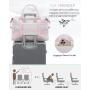 LOVEVOOK Waterproof PU Travel Sports Large Capacity Durable Luggage Bag 2pcs carryon Weekender Duffel Bag With Shoes Compartment