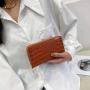 HR498 New PU Leather Wallet for Women Coin Wallet Female Retro Pattern Luxury Handbag Ladies Evening Party Handheld Card Purse