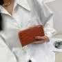 HR498 New PU Leather Wallet for Women Coin Wallet Female Retro Pattern Luxury Handbag Ladies Evening Party Handheld Card Purse