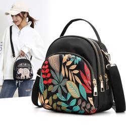 Multi-purpose Waterproof Nylon Cloth Mini Small Backpack Women Fashion Messenger Bag