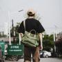 ZX009 New Style Handbag Youth Student Bag Canvas Crossbody Tote With Inside Pocket Single Shoulder Purse Bag for Women and Men
