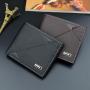 ZX065 New Men's Tri-fold Short Multi-Card Business Wallet Card Holder Leather Purse Short Wallet Soft Coin Wallet For Men