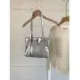 Fashion Ladies Silvery Pu Leather Hand Bags Simple RetroTote Bag Handbags Luxury Bag For Women