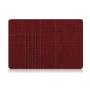 Passport Holder Travel Wallet Woven Polyester RFID Blocking PU Leather Card Case Cover