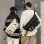 2024 new style waist bag casual women's crossbody bag trendy men's chest bag