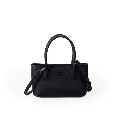 French Romantic Design Leather Women's Handbag Adjustable Shoulder Strap PU Leather Crossbody Bag Daily Fashion Tote Bag