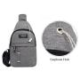 HR119 Hot Sale Men's Chest Bag Outdoor Mountaineering Oxford Cloth Single Shoulder Crossbody Bag Outside Anti-Friction Sport Bag
