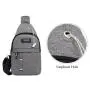 HR119 Hot Sale Men's Chest Bag Outdoor Mountaineering Oxford Cloth Single Shoulder Crossbody Bag Outside Anti-Friction Sport Bag