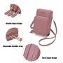 Fashion Messenger Wallet Purse Mini PU Leather Blocking Crossbody Smell Cell Shoulder Phone Bag For Women