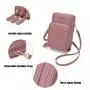 Fashion Messenger Wallet Purse Mini PU Leather Blocking Crossbody Smell Cell Shoulder Phone Bag For Women